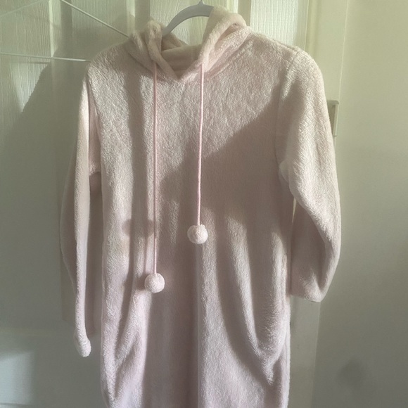 Pink Fluffy Dressing Gown Jumper 